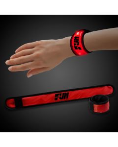 Red LED Slap Bracelet