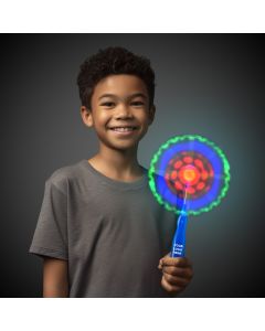 Light Up Blue Windmill Wand