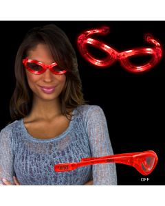 Red LED Sunglasses