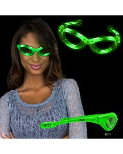 Green LED Sunglasses