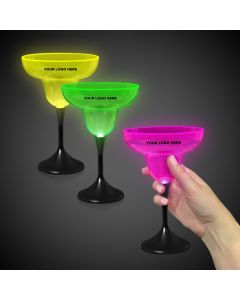 Neon LED 10oz Margarita Glasses
