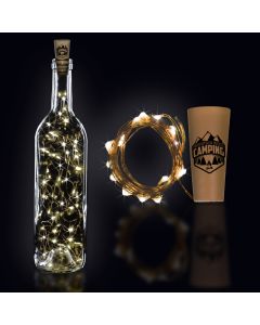White Cork String Light Set