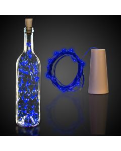 Blue Cork String Light Set