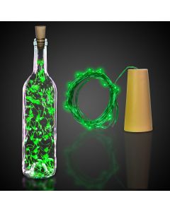 Green Cork String Light Set