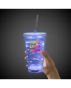 Blue String Light 16oz LED Cup