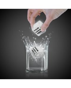 Imprinted WHITE Lited Ice Cubes
