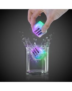 Imprinted RAINBOW Lited Ice Cubes