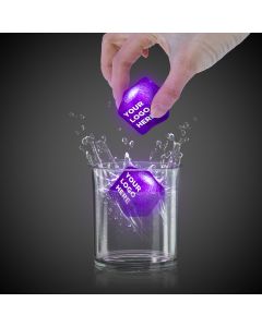 Imprinted PURPLE Lited Ice Cubes