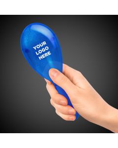 Blue 7 Inch Glitter Maraca