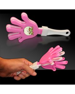 Pink & White Hand Clappers