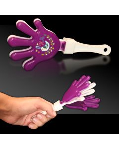 Purple & White Hand Clappers