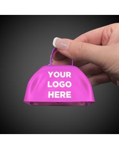 3" Pink Metal Cowbells