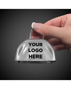 3" Silver Metal Cowbells