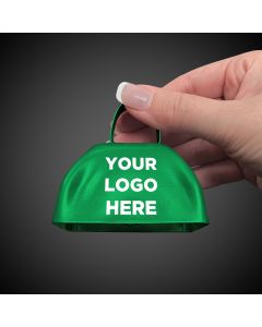 3" Green Metal Cowbells