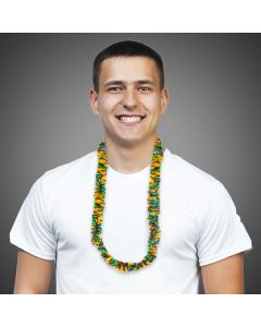 Plastic Multi Color Leis - 1 1/4" x 36"