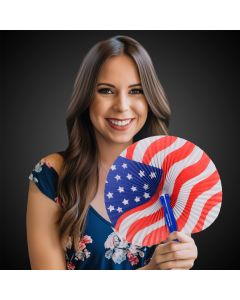 Patriotic Folding Fans