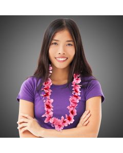 Pink Flower Leis