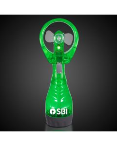 Green Water Spray Fan