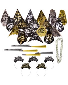 Glimmer and Shimmer New Year's Eve Party Kit for 100 People