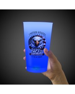 USA 250th Anniversary Blue LED 16 oz. Cup