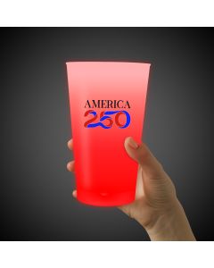 USA 250 Red LED 16 oz. Cup