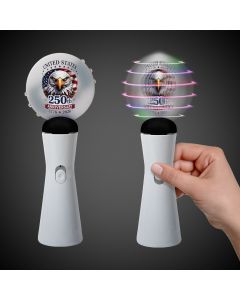USA 250th Anniversary LED Coin Spinner