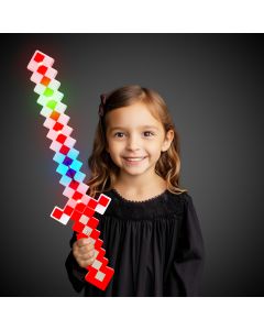 LED Red Pixel Sword