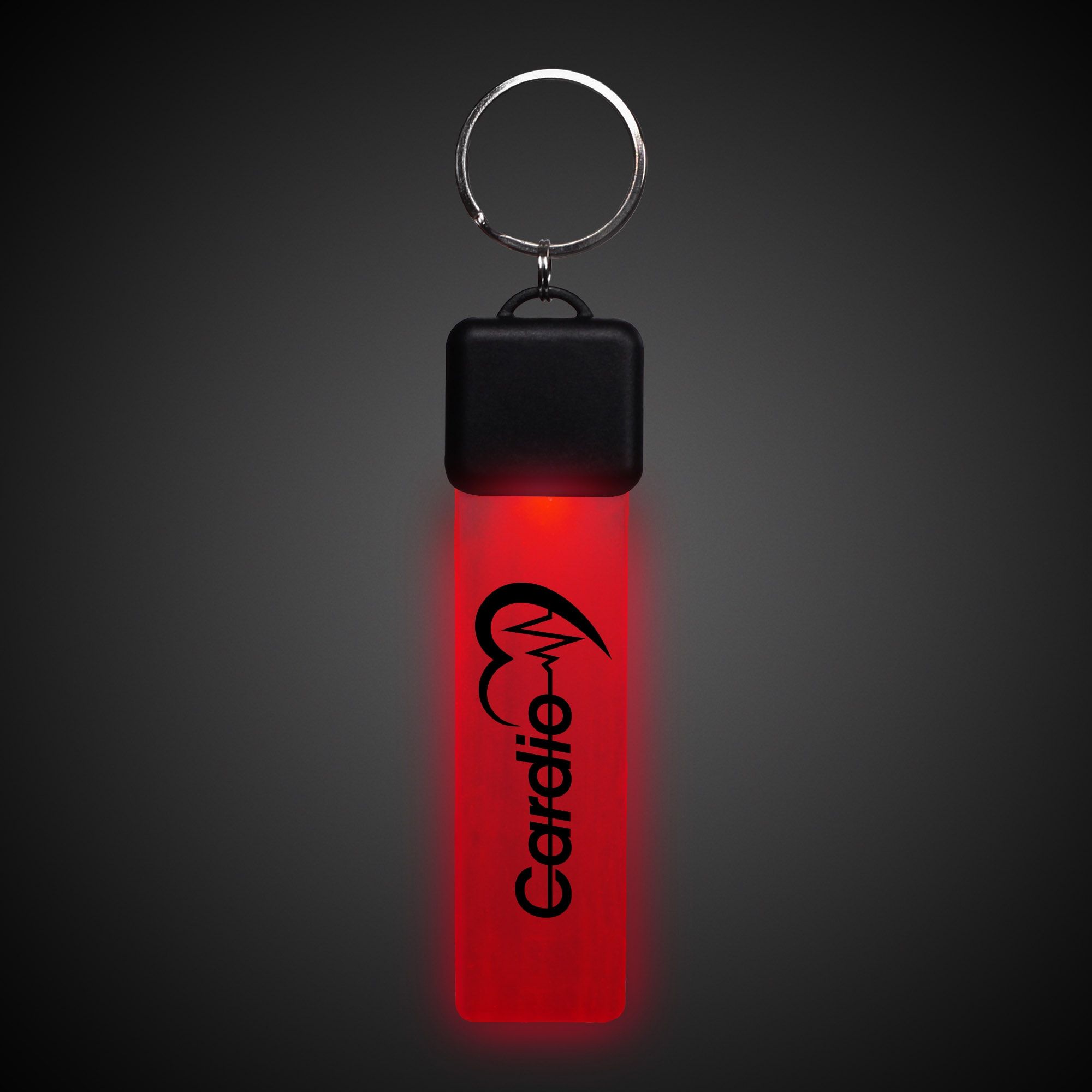 Red LED Keychain