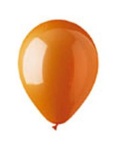 Orange Crystal Latex Balloons - 12 Inch, 100 Pack