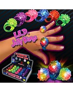 Flower Shaped LED Jelly  Rings