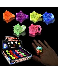 Star Shaped LED Jelly Rings