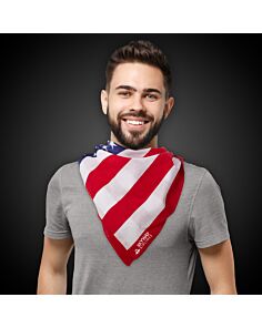 22" x 22" US Flag Bandana