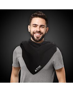 Solid Black 22" x 22" Cotton Bandana