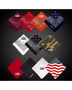 22" x 22" Cotton Bandanas