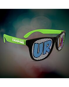 Custom Green Neon Billboard Sunglasses 