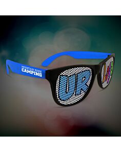 Custom Blue Neon Billboard Sunglasses 
