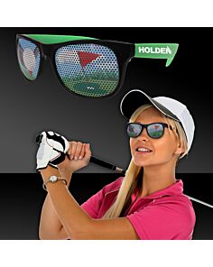 Golf Neon Green  Billboard Sunglasses 