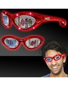 Red LED Billboard Sunglasses