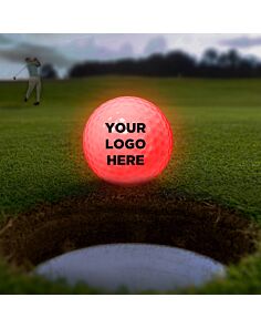 Red Night Flyer Golf Ball 