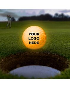 Yellow Night Flyer Golf Ball