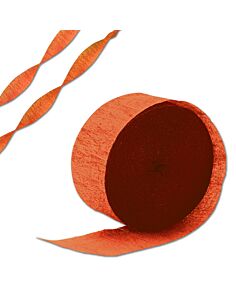 Orange Crepe Paper Streamer