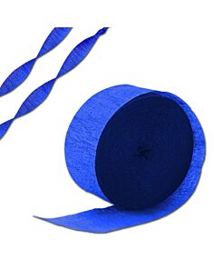 Blue Crepe Paper Streamer 