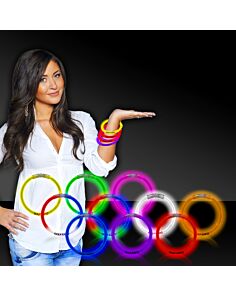 Assorted Color Superior 8" Glow Bracelets 