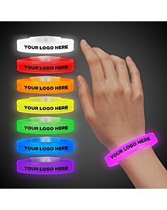 Deluxe Triple Wide 9 Inch Glow Bracelet 