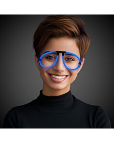 Blue Glow Eyeglasses