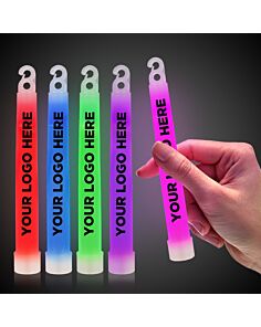 6" Assorted Premium Glow Sticks, 25 Per Bag