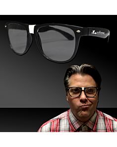 Black Frame Nerd Eyeglasses 