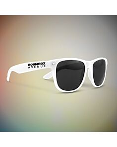 Premium White Classic Retro Sunglasses 
