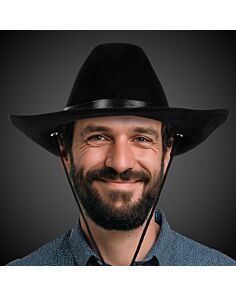 Foam Black Cowboy Hat