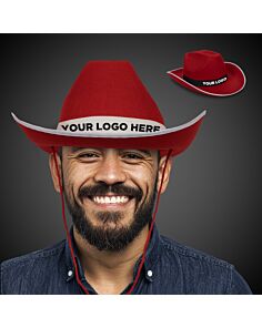 Red Cowboy Hat with Band